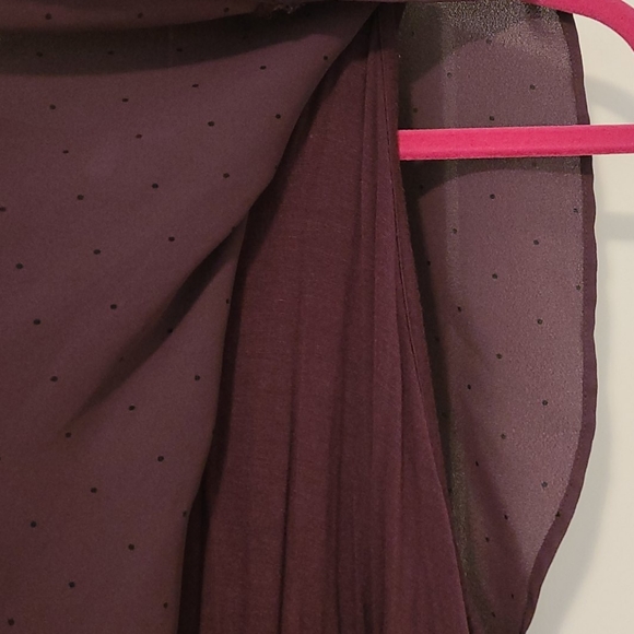 Short Sleeved Poncho Style Blouse - Picture 3 of 4